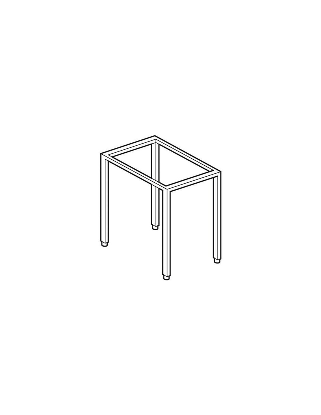 Easel base - Dimensions 30 x 40 x 60 h