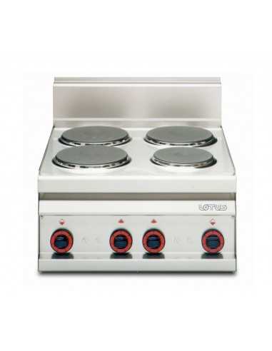 Professional Electric Cooktop - N. 4 round...