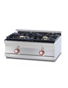 Cocina de gas - N. 2 incendios - cm 80 x 60 x 28 h