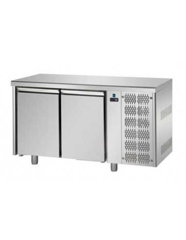 Mesa refrigerada - N. 2 puertas - cm 142 x 70 x...