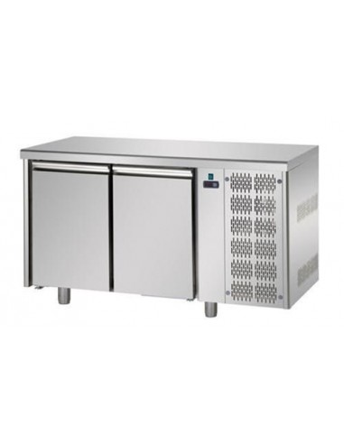 Refrigerated table - N. 2 Doors - cm 142 x 70 x 85/92 h