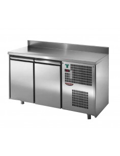 Refrigerated Table with Back Panel and 2 Doors -...