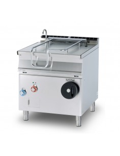 Brasiera a gas - Ribaltabile - Manuale - Vasca Lt 80 - cm...