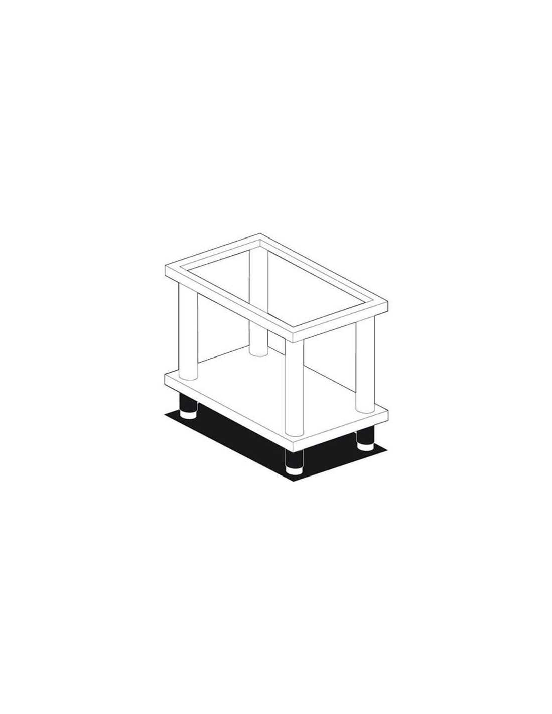 Base stand - Dimensions cm 40 x 53.5 x 58 h