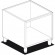 Mobile base a giorno - Dimensioni cm 40 x 48.5 x 57 h