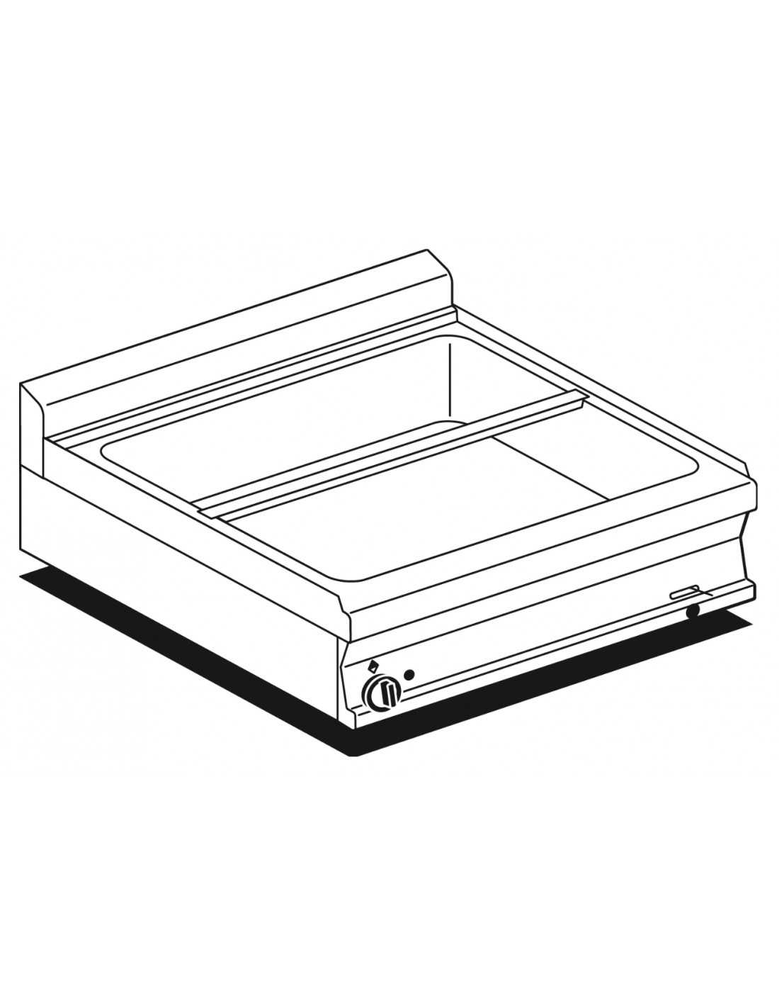 Cubre-encimera para vitrocerámica de acero dibujo fruta