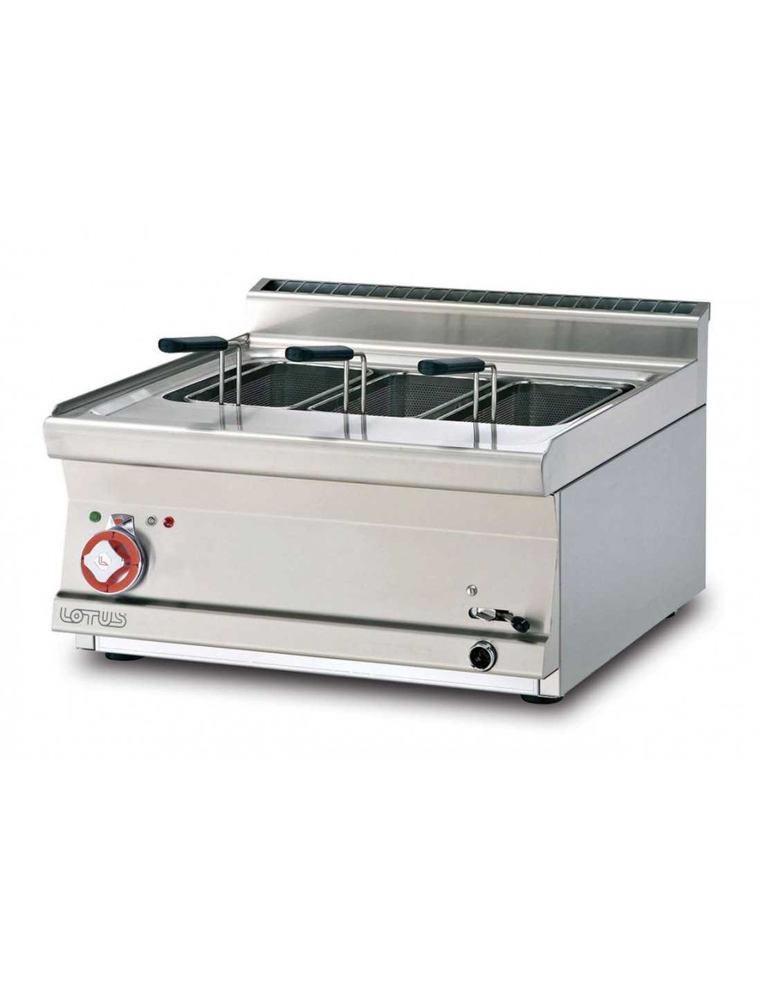 Cuocipasta professionale elettrico da banco 1 vasca 30 LT L 600 mm