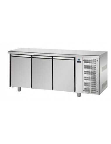 Tabla refrigerada - N. 3 puertas - cm 187 x 70 x 85/92 h