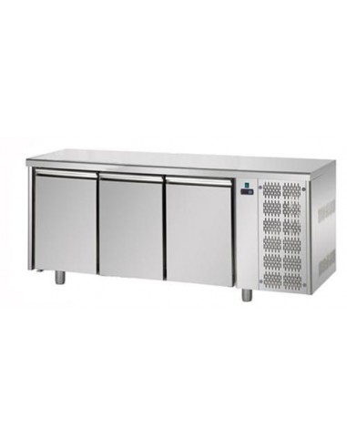 Refrigerated table - N. 3 Doors - cm 187 x 70 x 85/92 h