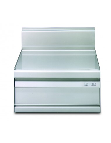 Neutral element - N. 1 drawer with n. 2 plastic boxes GN 1/1 - cm 80 x 65 x 29 h