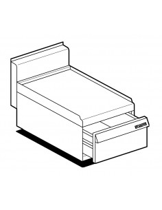 Elemento neutro - N. 1 cassetto con bacinella plastica -...