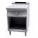 Elemento neutro su mobile a giorno - Cassetto e n. 1 bacinella inox -  cm 60 x 70,5 x 90 h