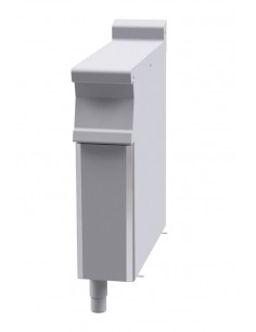Neutral element on mobile - Stainless steel structure -...