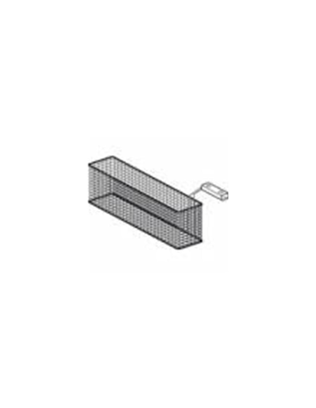 Basket 1/2 for fryer - Size cm 10 x 45 x 15 h