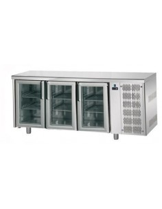 Refrigerated table - N. 3 Glass doors - cm 187 x 70 x...