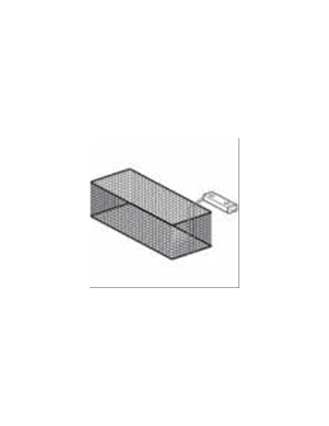 Basket 1/2 for fryer lt 18 - Dimensions cm 13.5 x 29 h