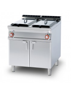 Professional Electric Fryer - Capacity 25+25 liters - cm...