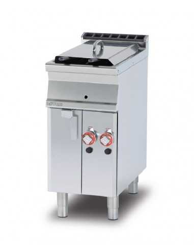 Gas fryer - Capacity 8+8 liters - cm 40 x 70,5 x 90 h