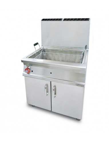 Pastry fryer - A gas - Capacity lt 45 - Faucet - cm 80 x 70.5 x 90 h