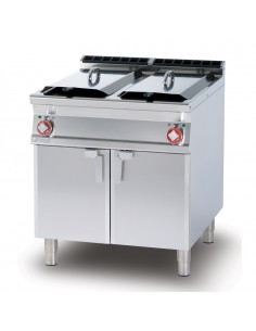 Friggitrice elettrica - Capacità litri 18+18 - Cm 80 x...