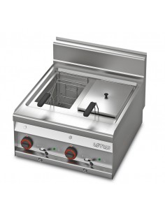 Professional Electric Fryer - Capacity 10+10 liters - cm...