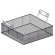 Bath basket for fryer - Dimensions cm 46 x 30 x 10 h