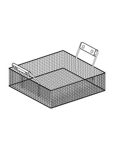 Cesta de baño para freidor - Dimensiones cm 46 x 30 x 10 h
