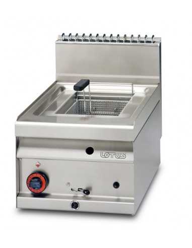 Gas fryer - Capacity 10 liters - cm 40 x 65 x 29 h