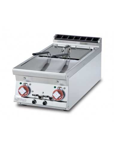 Electric fryer - Capacity 8+8 liters - cm 40 x 70,5 x 28 h