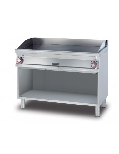 Fry top electric - Steel smooth plate - cm 120 x 70.5 x 90 h