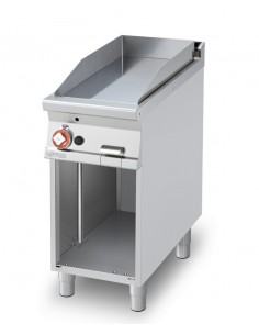 Professional Gas Fry Top - Flat Griddle - 40 x 90 x 90 cm h