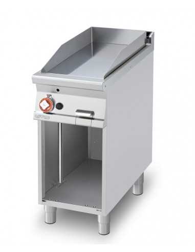 Professional Gas Fry Top - Smooth Chrome...