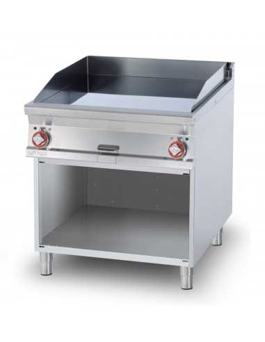 Professional Electric Fry Top - Smooth Chrome...