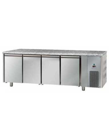 Mesa refrigerada con encimera de granito - N. 4...