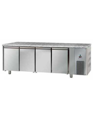 Tabla negativa - Top Granito - N. 4 puertas - cm 233 x 71.5 x 85/92 h