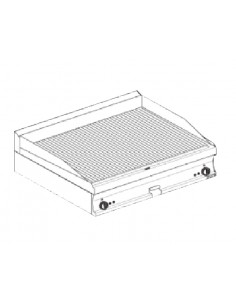 Parte superior eléctrica - Placa cromado - Cm 100 x 60 x...