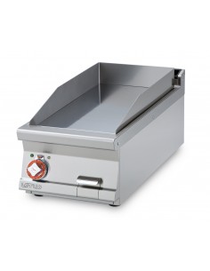 Fry top elettrico - Piastra liscia al cromo - Cm 40 x 90...