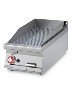 Fry top gas - Striped plate - Cm 40 x 90 x 28 h