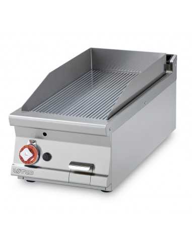 Plancha profesional de gas de sobremesa - Placa...