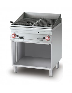 Griglia a gas - Pietra lavica - Cm 80 x 70,5 x 90 h