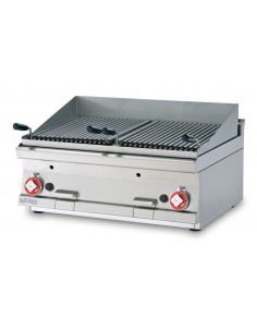 Griglia a gas - Pietra lavica - Cm 80 x 60 x 28 h