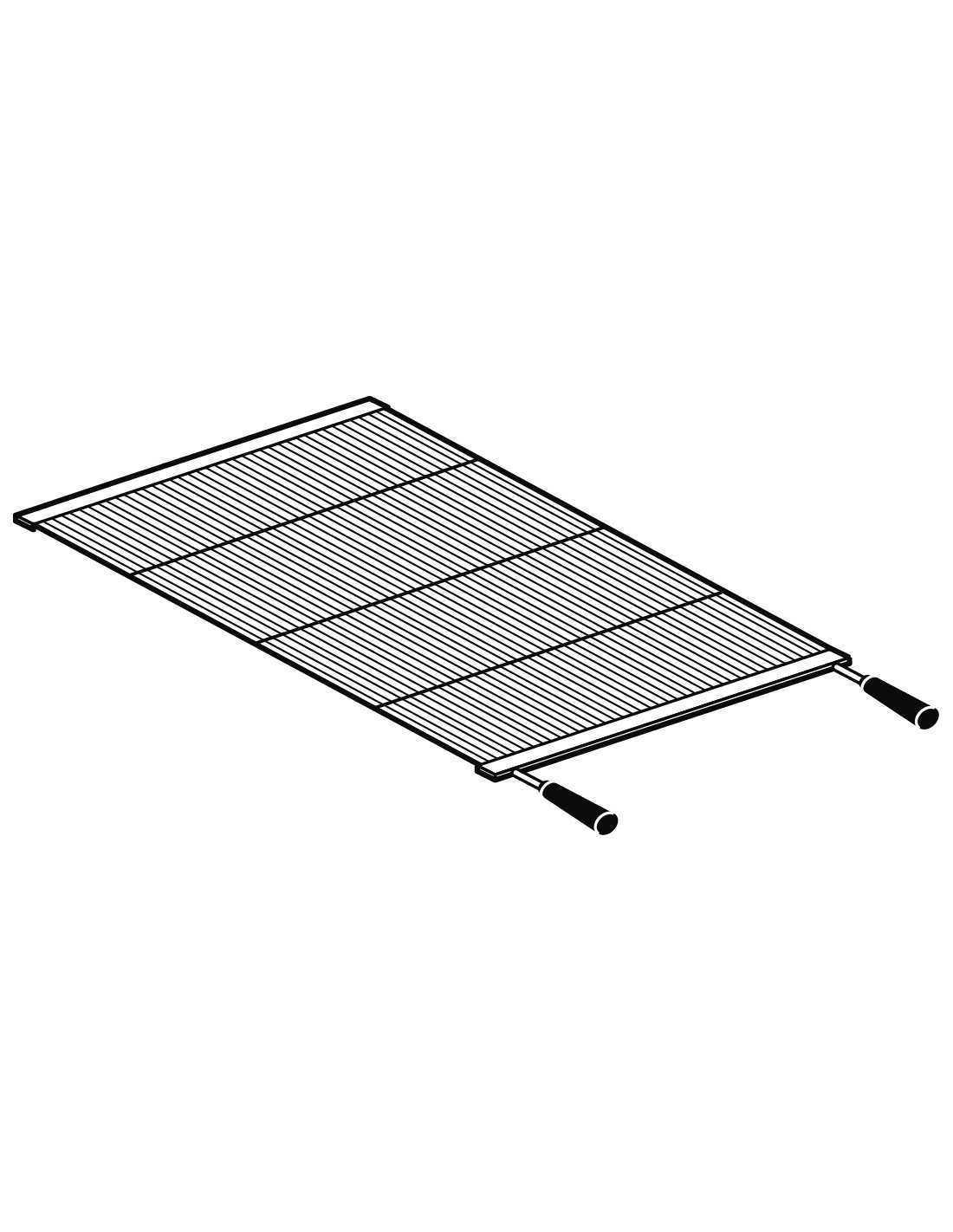 Rejilla para tejas cm 36x43 PARA CW-64