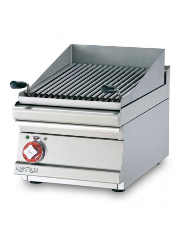 Top electric grid - Stainless steel grill - Triphase -Cm 40 x 60 x 28 h