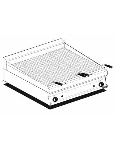 Parrilla eléctrica - 80 x 60 x 28 cm h