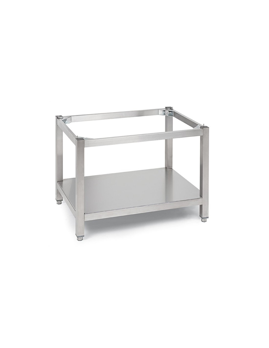 Stainless steel stand - Open with lower shelf