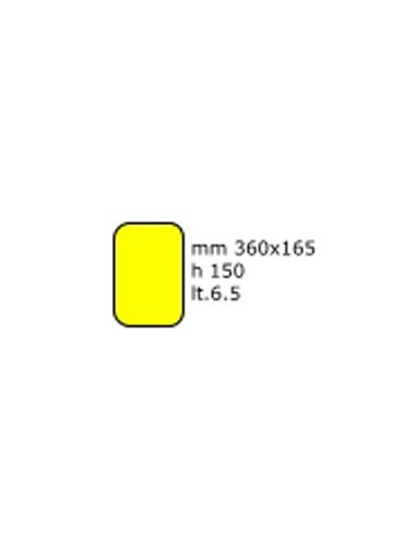 Ice cream tray - Capacity  liters 6.5 - Dimensions cm 36 x 16.5 x 15 h