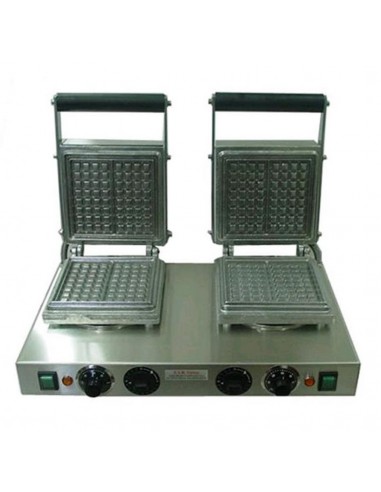 Waffel Machine - N. 2 square plates - cm 56 x 41 x 23 h