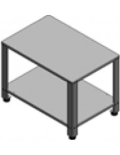 Fixed table in Aisi 430 - cm 61 x 63 x 79.1 h - For EKF 423, EKF 443 and EKF 523 and EKF 412(in all versions)