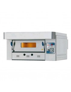 Gas pizza oven for 6 pizzas - cm 96 x 135 x 52 h
