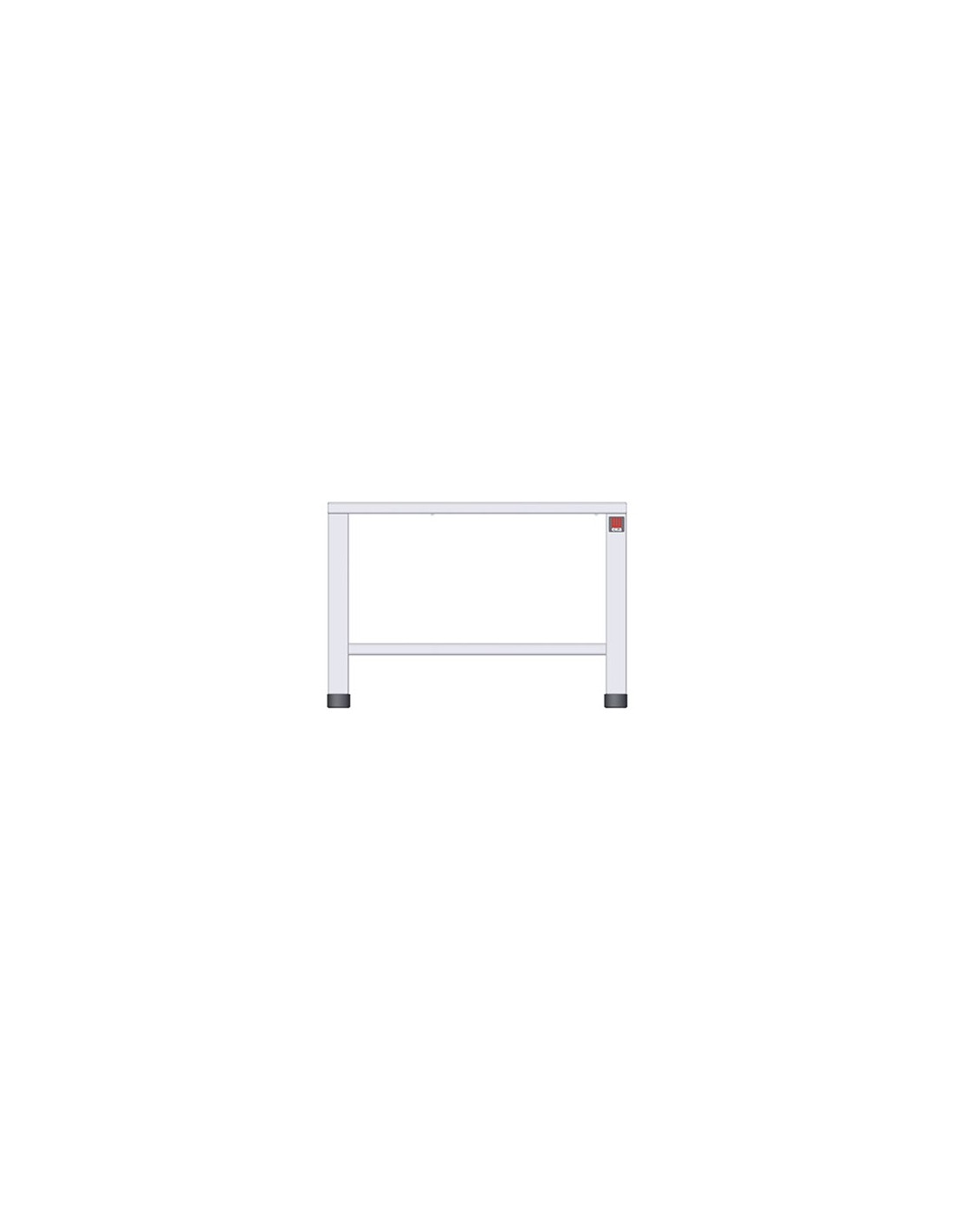 Fixed table in AISI 430 for overlapping 2 ovens - For EKF 311, EKF 364, EKF 411 and EKF 464(in all versions) - cm 78.5 x